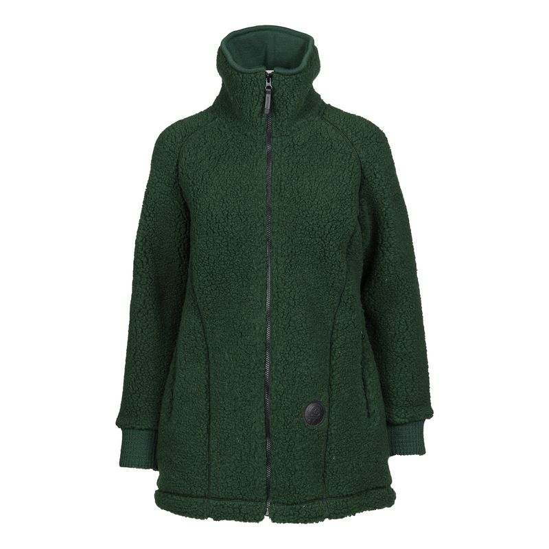 Frida ulljakke lang damemodell 100% ull